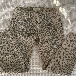 Current/Elliott Animal Print Jeans/Thin corduroy